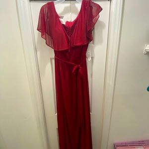 Floor length Bridesmaid Dress